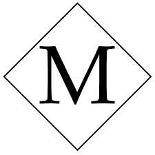 Mark's Diamonds M Logo in Black